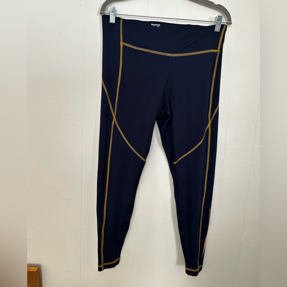 Navy Blue Reebok Women’s Leggings - 1X